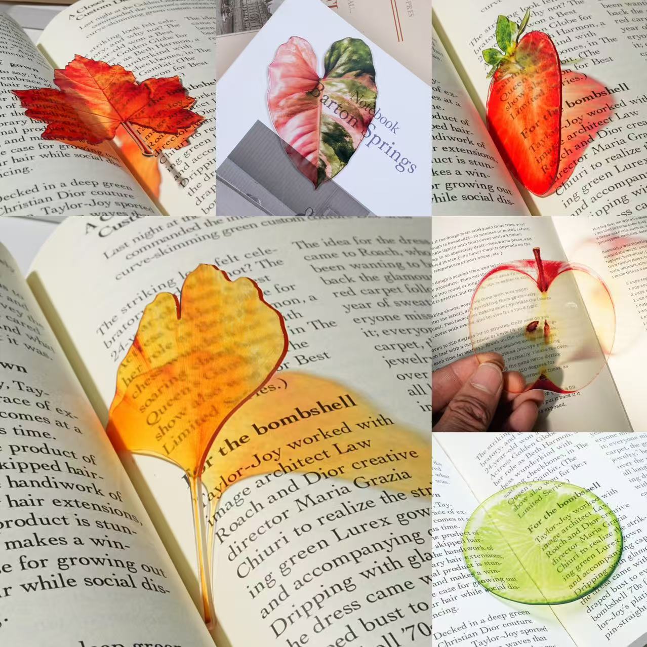 علامة كتب جديدة بتصميم أوراق د - مراجعة Dried Flower Bookmark وسعره
