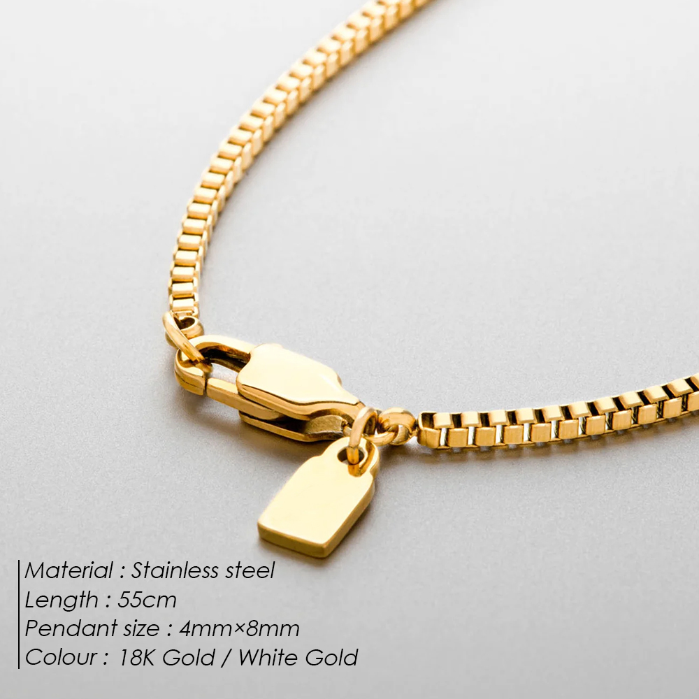 إيماانكو سلسلة عنق من الفولاذ  - مراجعة Birth Flower Necklace وسعره